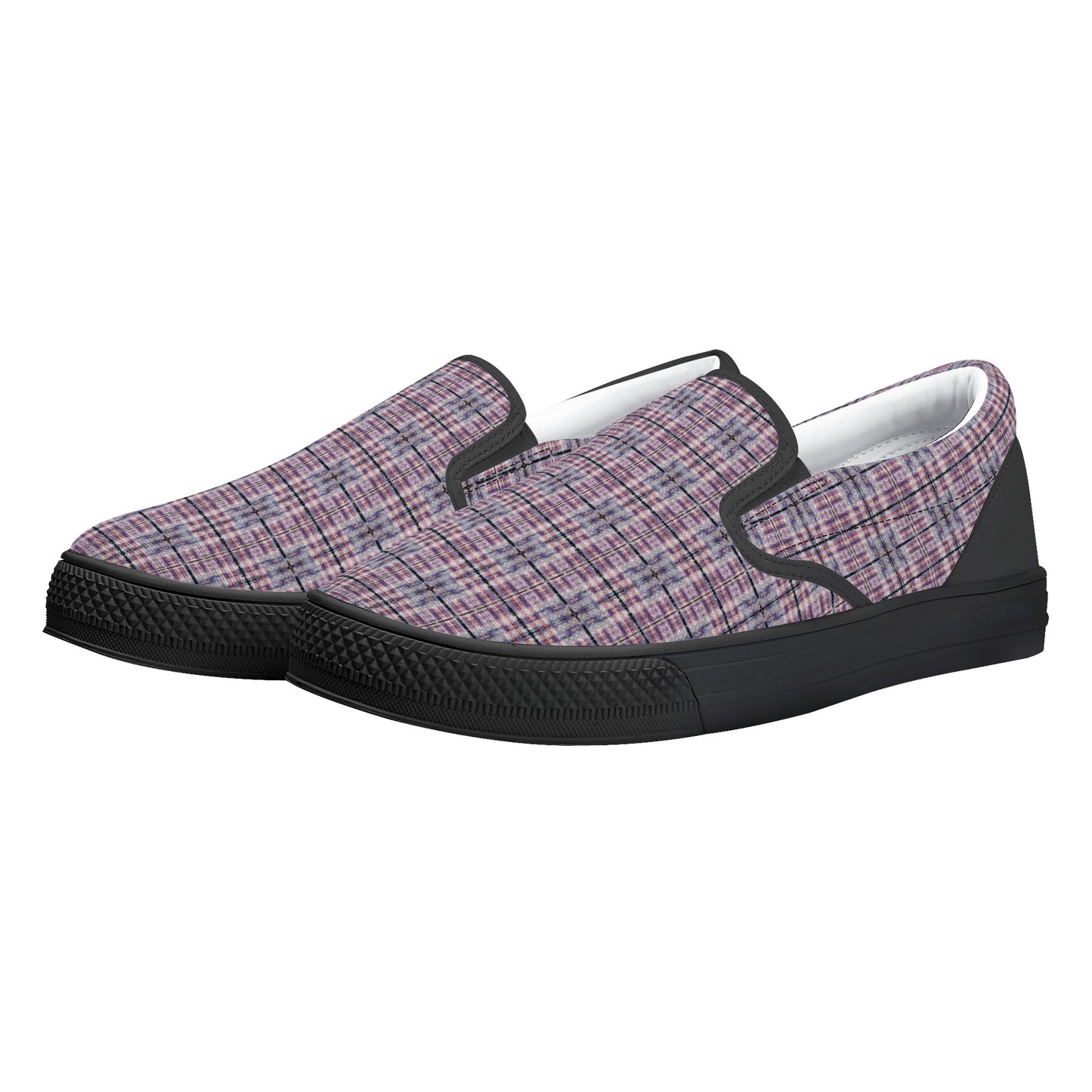 Men's American Patriotic Colors (Red White and Blue) Men's Slip On Shoes