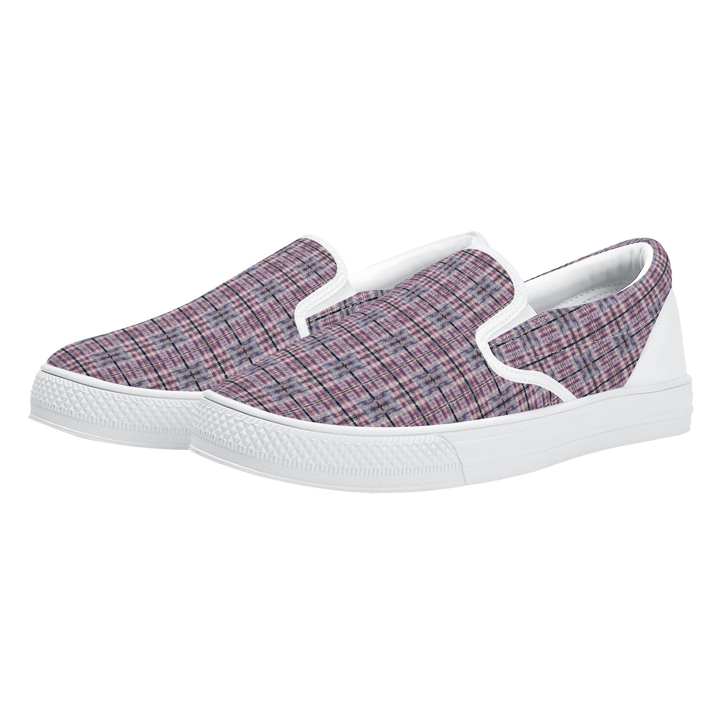Men's American Patriotic Colors (Red White and Blue) Men's Slip On Shoes