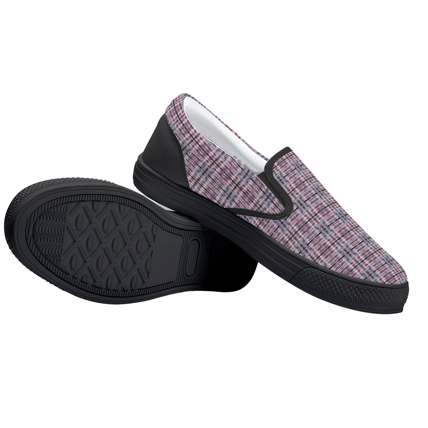 Men's American Patriotic Colors (Red White and Blue) Men's Slip On Shoes