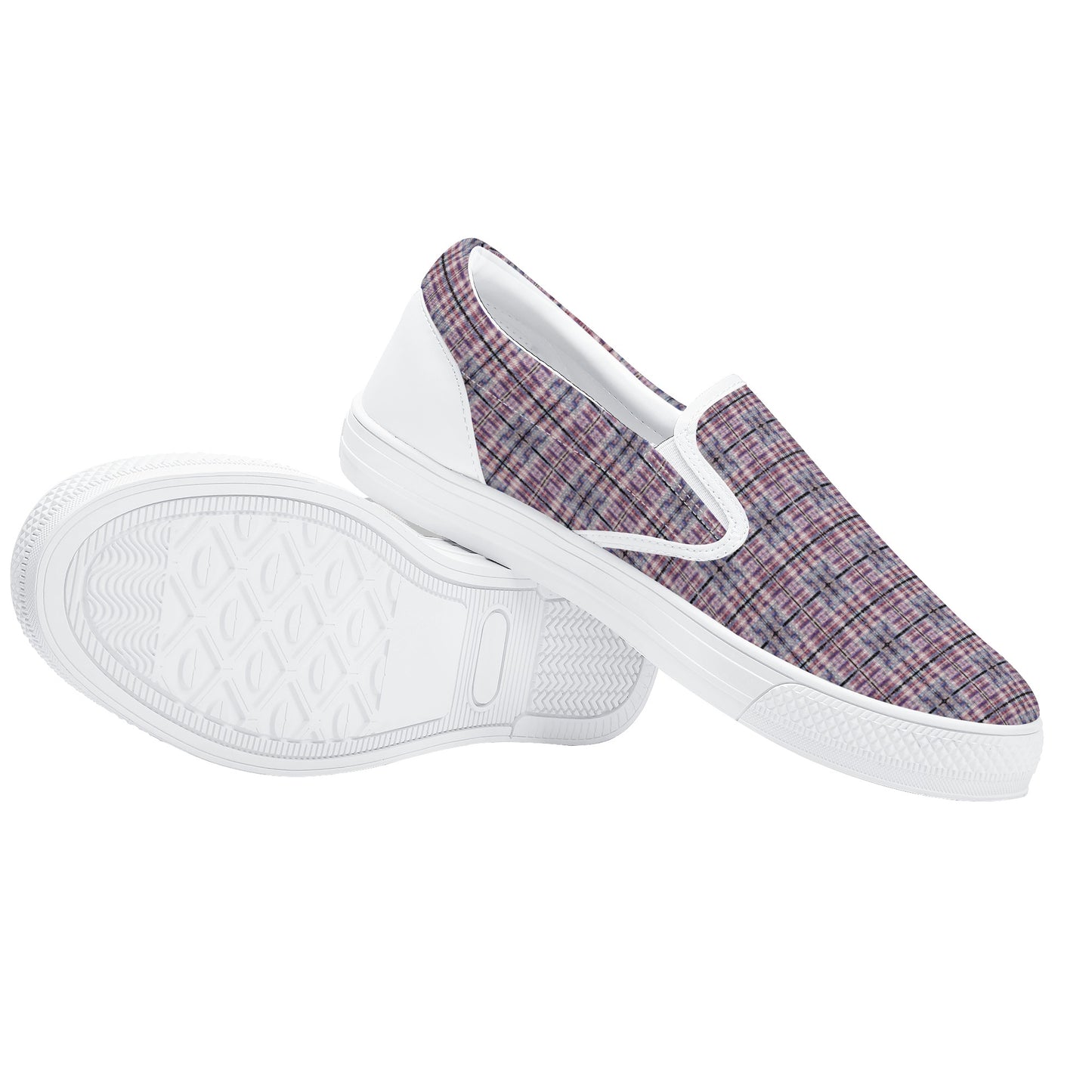Men's American Patriotic Colors (Red White and Blue) Men's Slip On Shoes