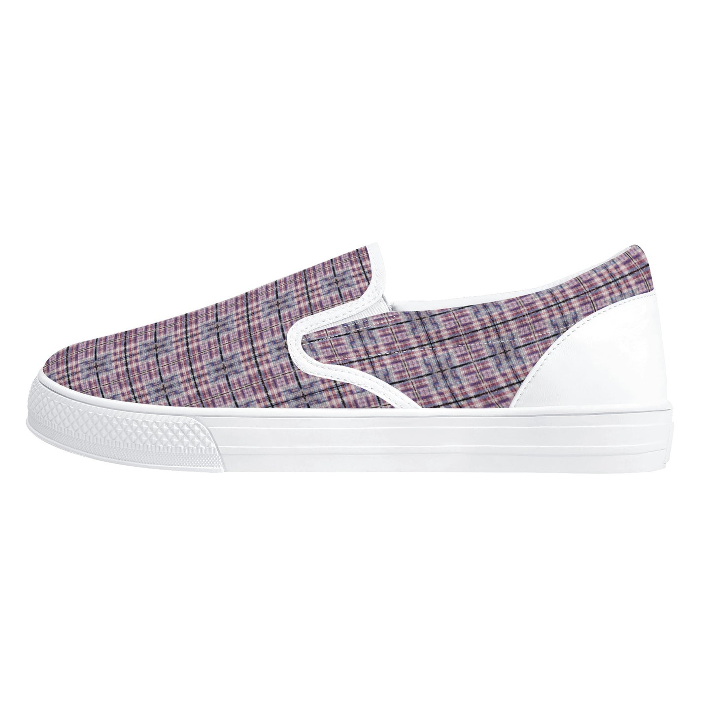 Men's American Patriotic Colors (Red White and Blue) Men's Slip On Shoes