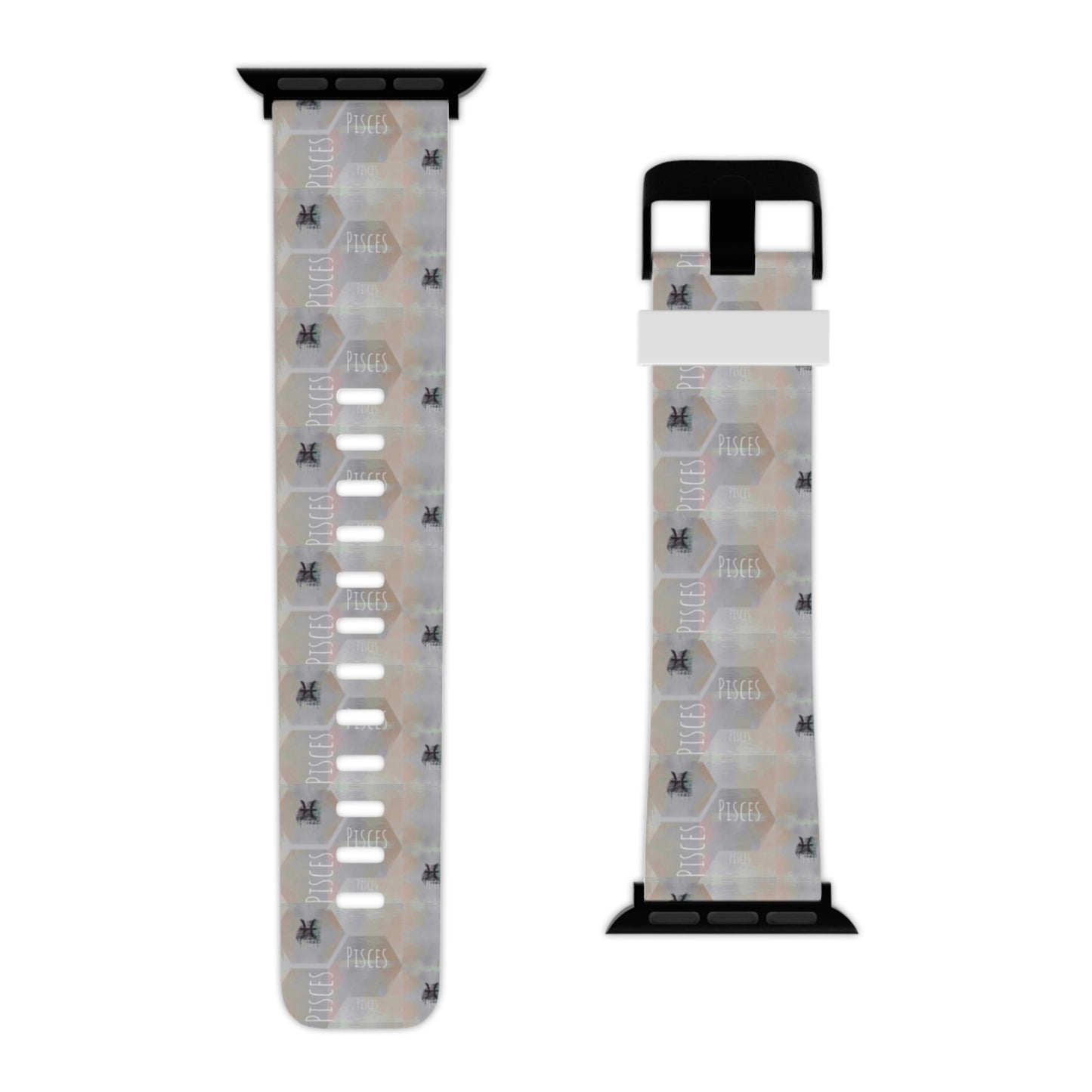 Zodiacs PISCES Glyph Print Apple Watch Band