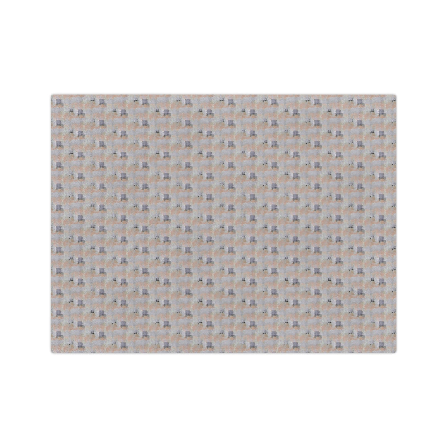 Scorpio Glyph Print Minky Velveteen Blanket