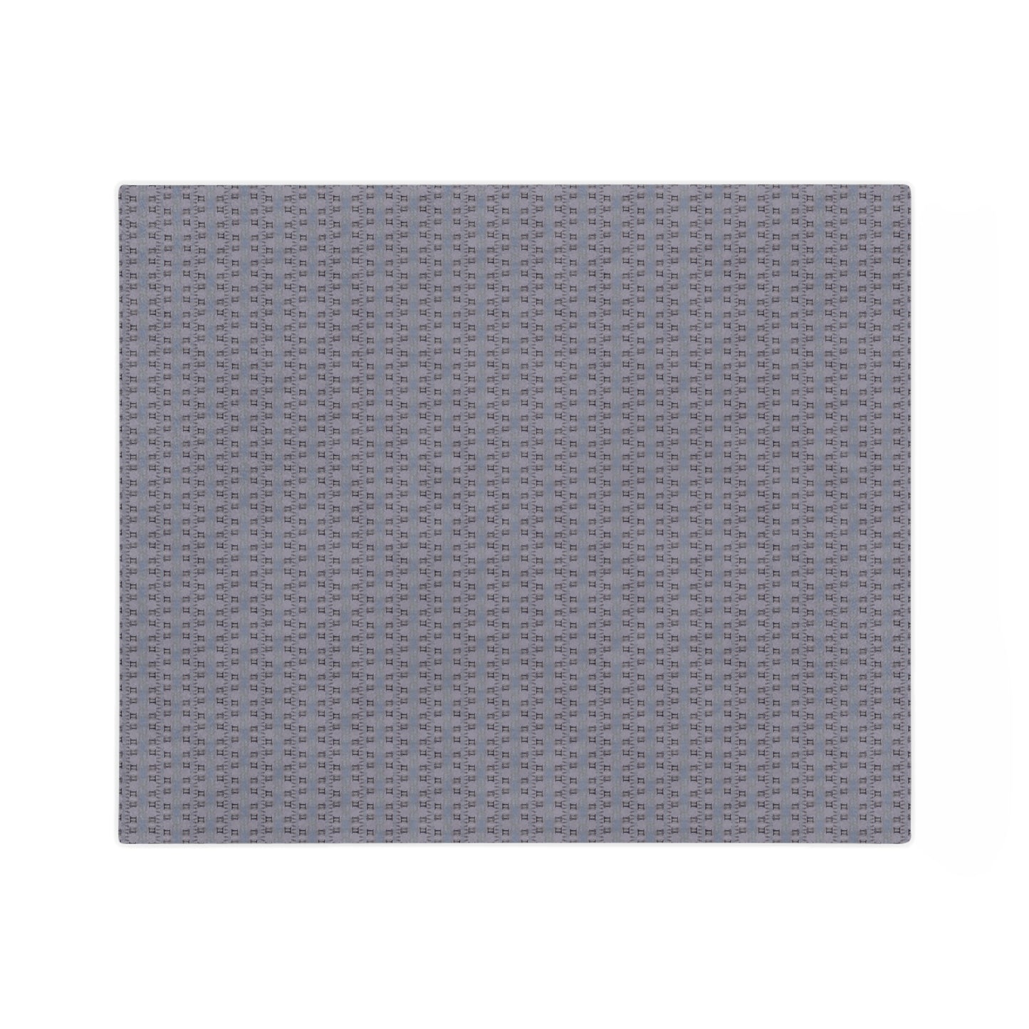 GEMINI Glyph Print Minky Velveteen Blanket