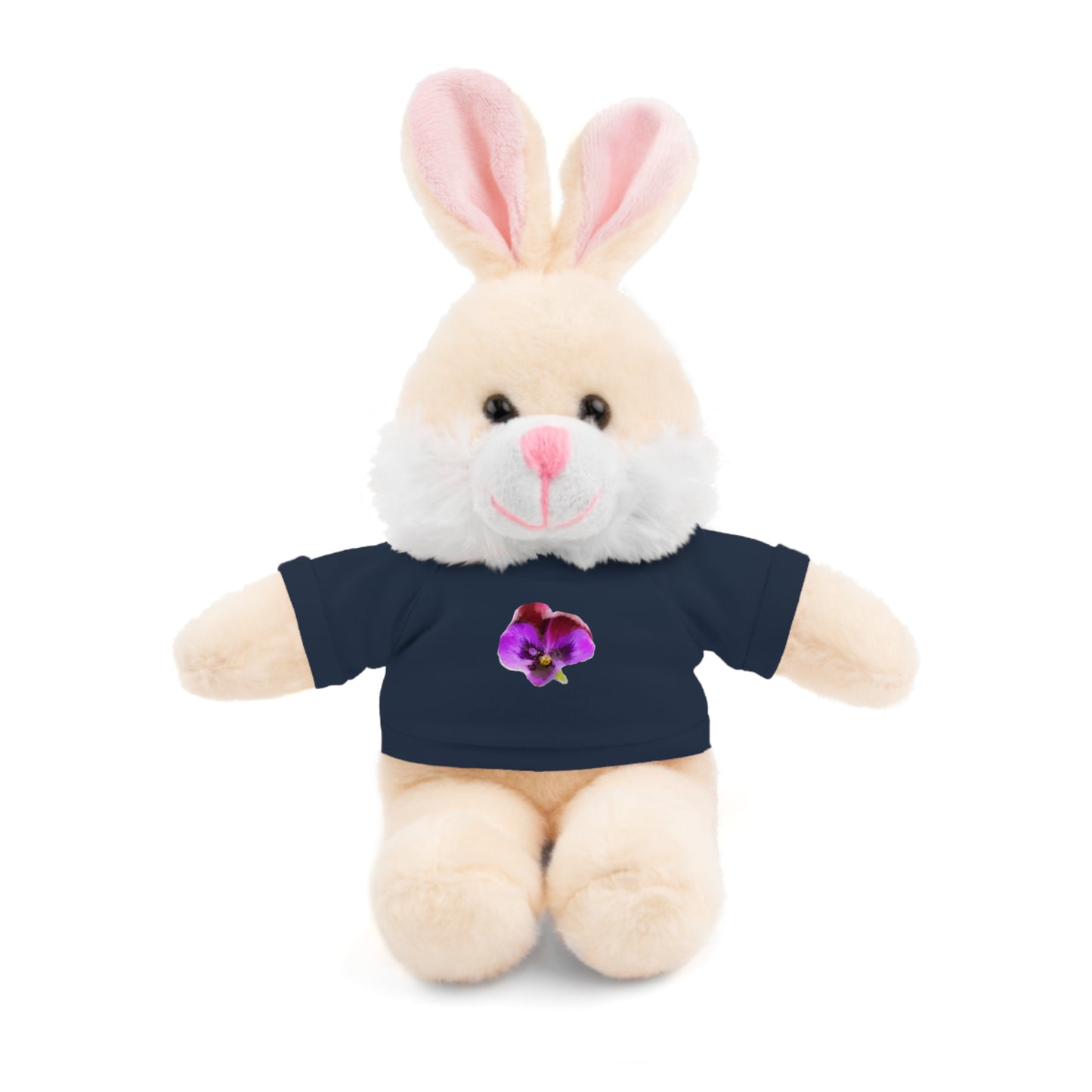 Calendar MONTH 02 February Flower “Violet” Tee shirt detail on Animal of choice (5) to choose from - Perfect Gift for Babies and Toddlers