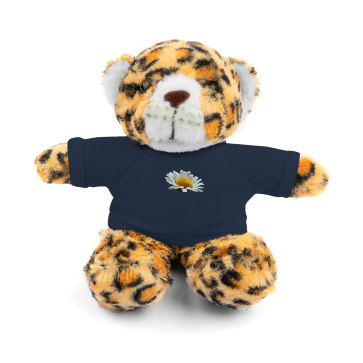 Calendar MONTH 04 April’s Flower “Daisy” Tee shirt detail on Animal of choice (5) to choose from - Perfect Gift for Babies and Toddlers