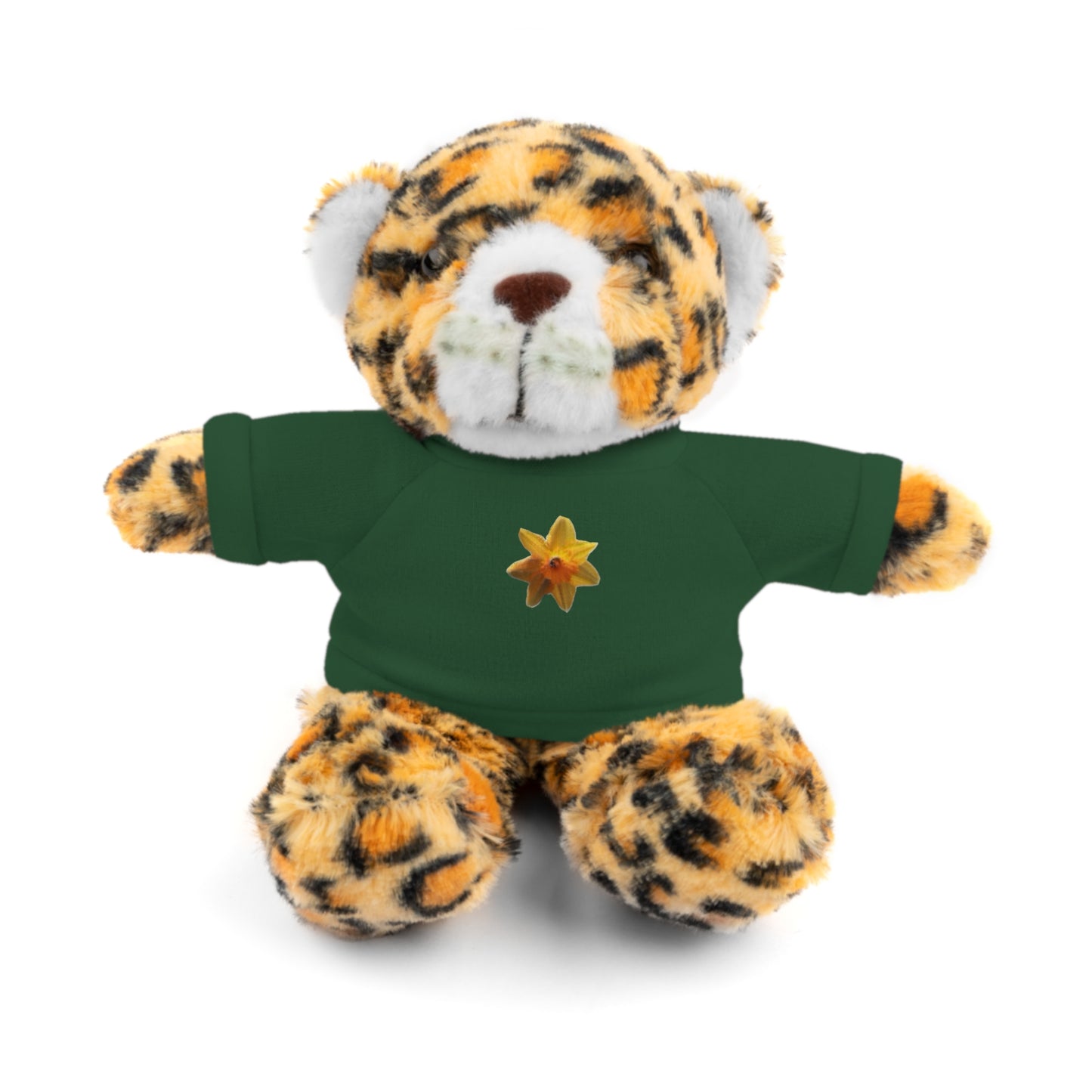 Calendar MONTH 03 March Flower “Daffodil” Tee shirt detail on Animal of choice (5) to choose from - Perfect Gift for Babies and Toddlers