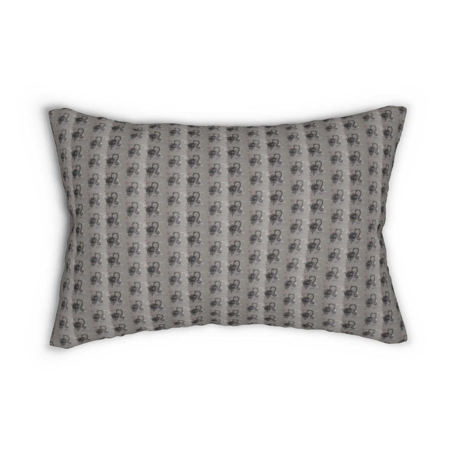 LEO Glyph Print Lumbar Pillow