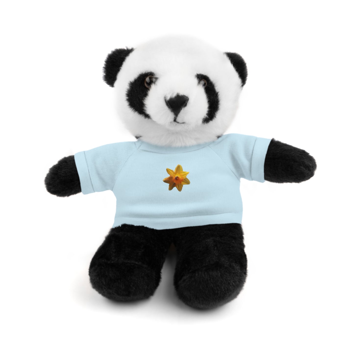 Calendar MONTH 03 March Flower “Daffodil” Tee shirt detail on Animal of choice (5) to choose from - Perfect Gift for Babies and Toddlers