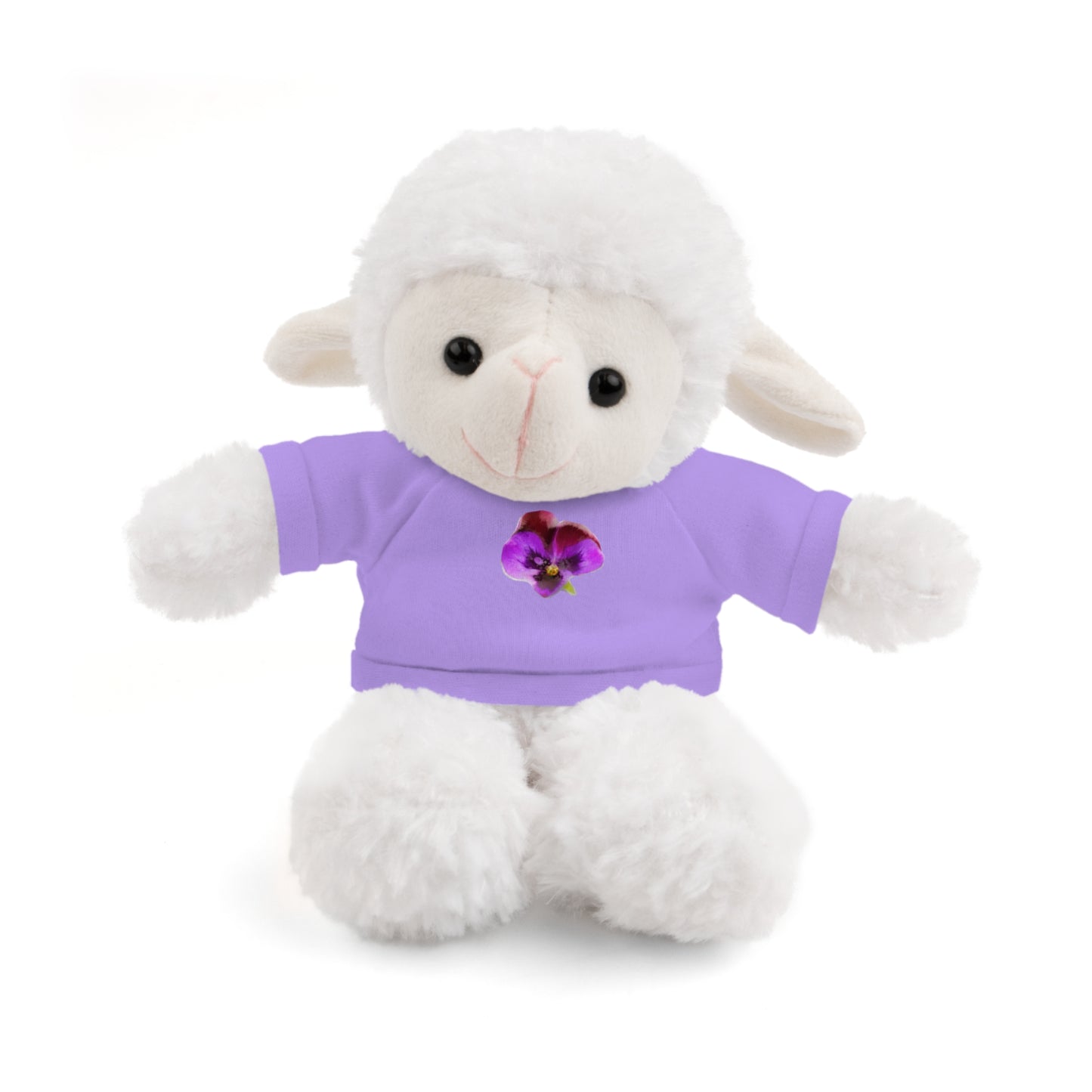 Calendar MONTH 02 February Flower “Violet” Tee shirt detail on Animal of choice (5) to choose from - Perfect Gift for Babies and Toddlers
