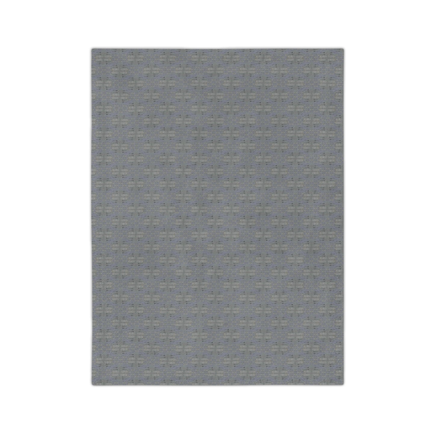 AQUARIUS Glyph Print Minky Velveteen Blanket