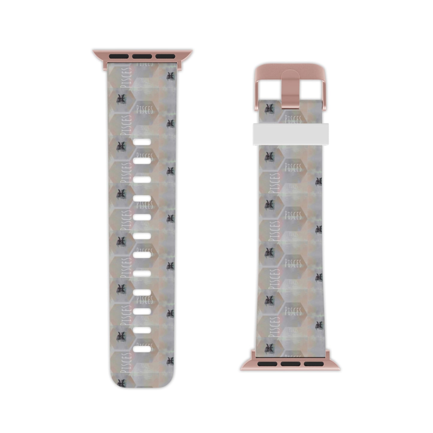 Zodiacs PISCES Glyph Print Apple Watch Band