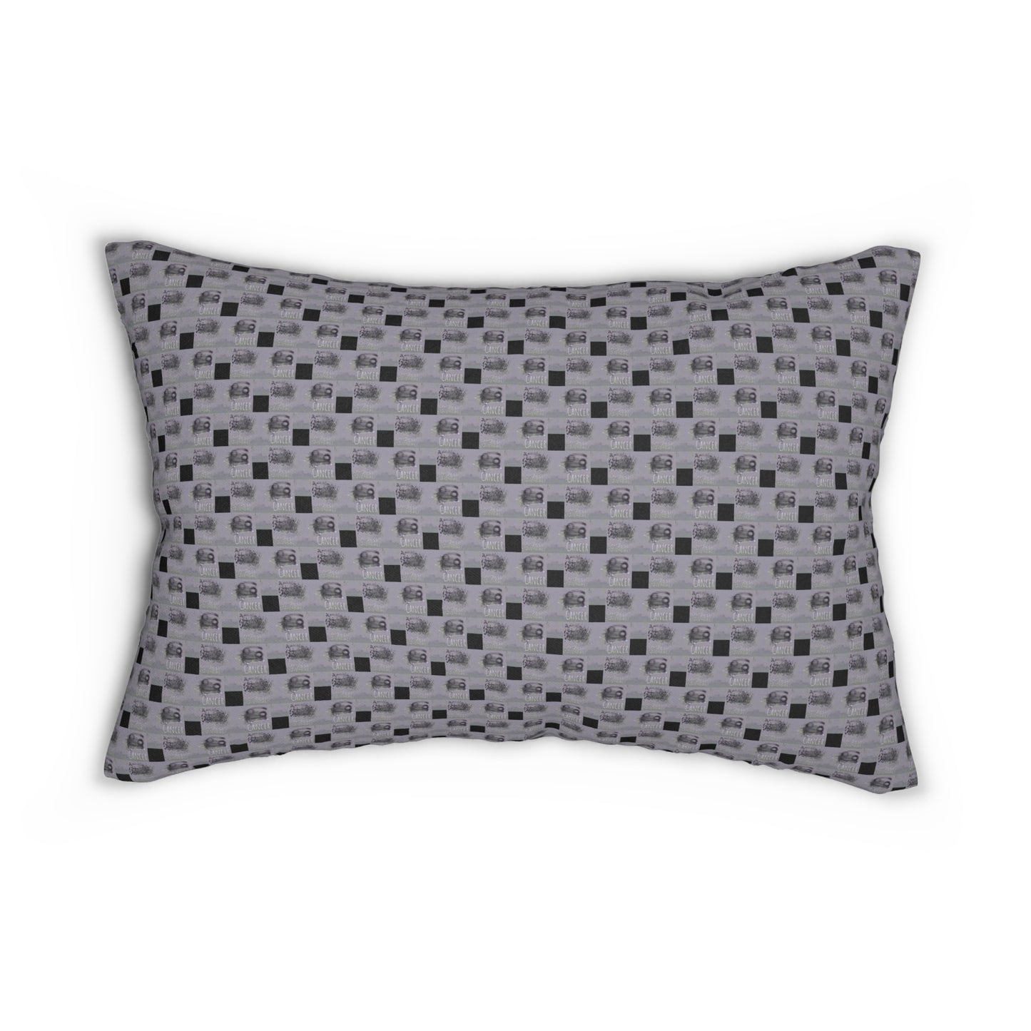 CANCER Glyph Print Lumbar Pillow