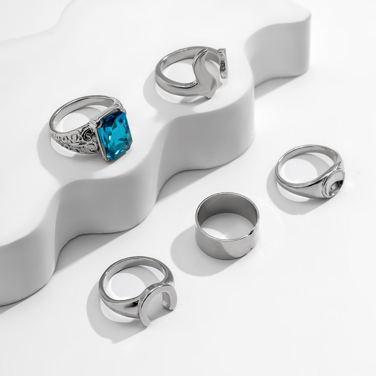 Men's Jewelry Gem Vintage Style  Men Rings