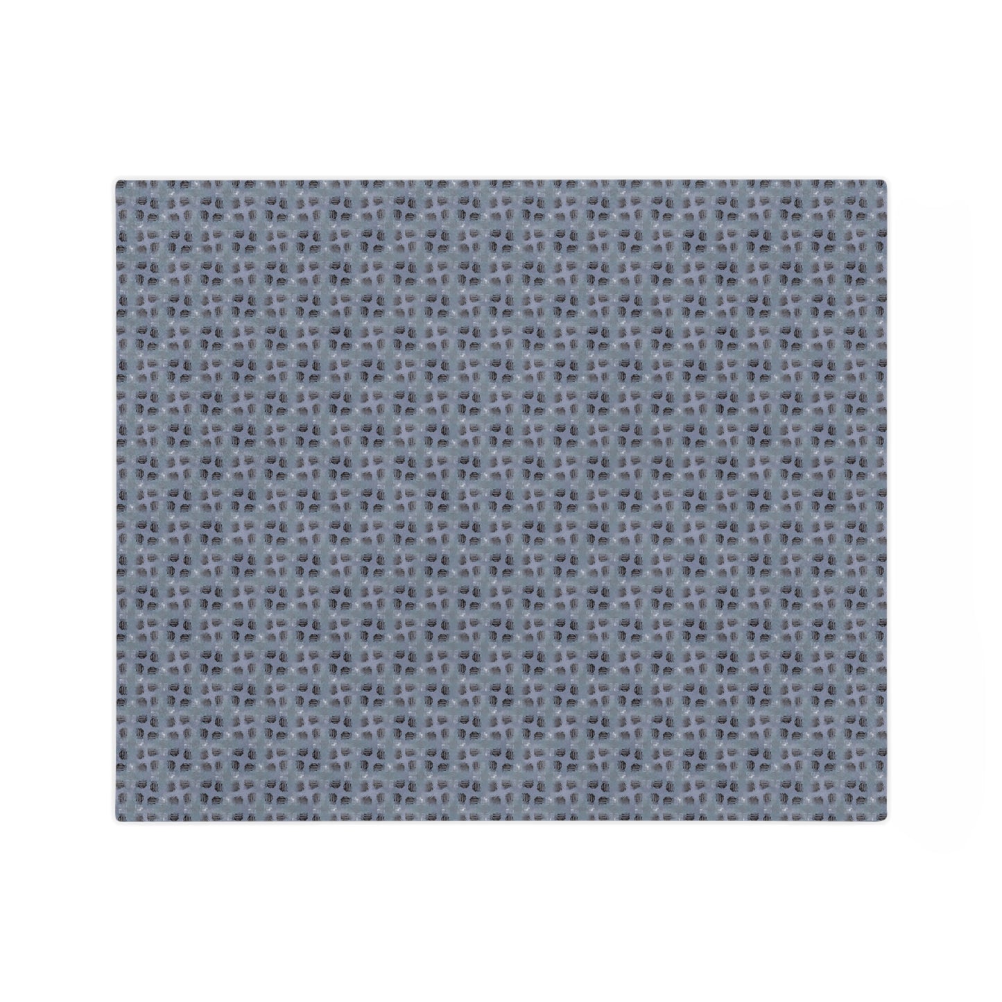 VIRGO Glyph Print Minky Velveteen Blanket