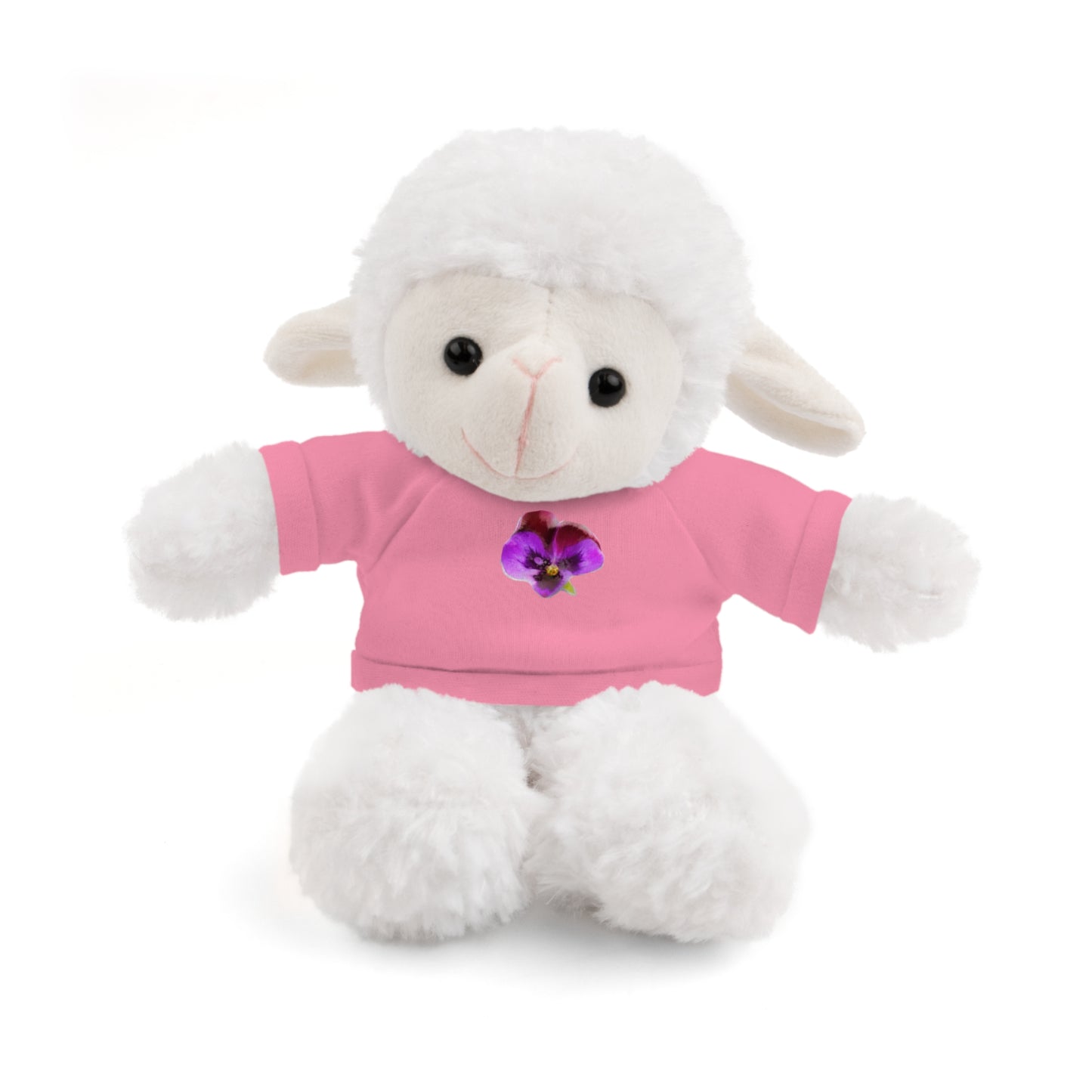 Calendar MONTH 02 February Flower “Violet” Tee shirt detail on Animal of choice (5) to choose from - Perfect Gift for Babies and Toddlers