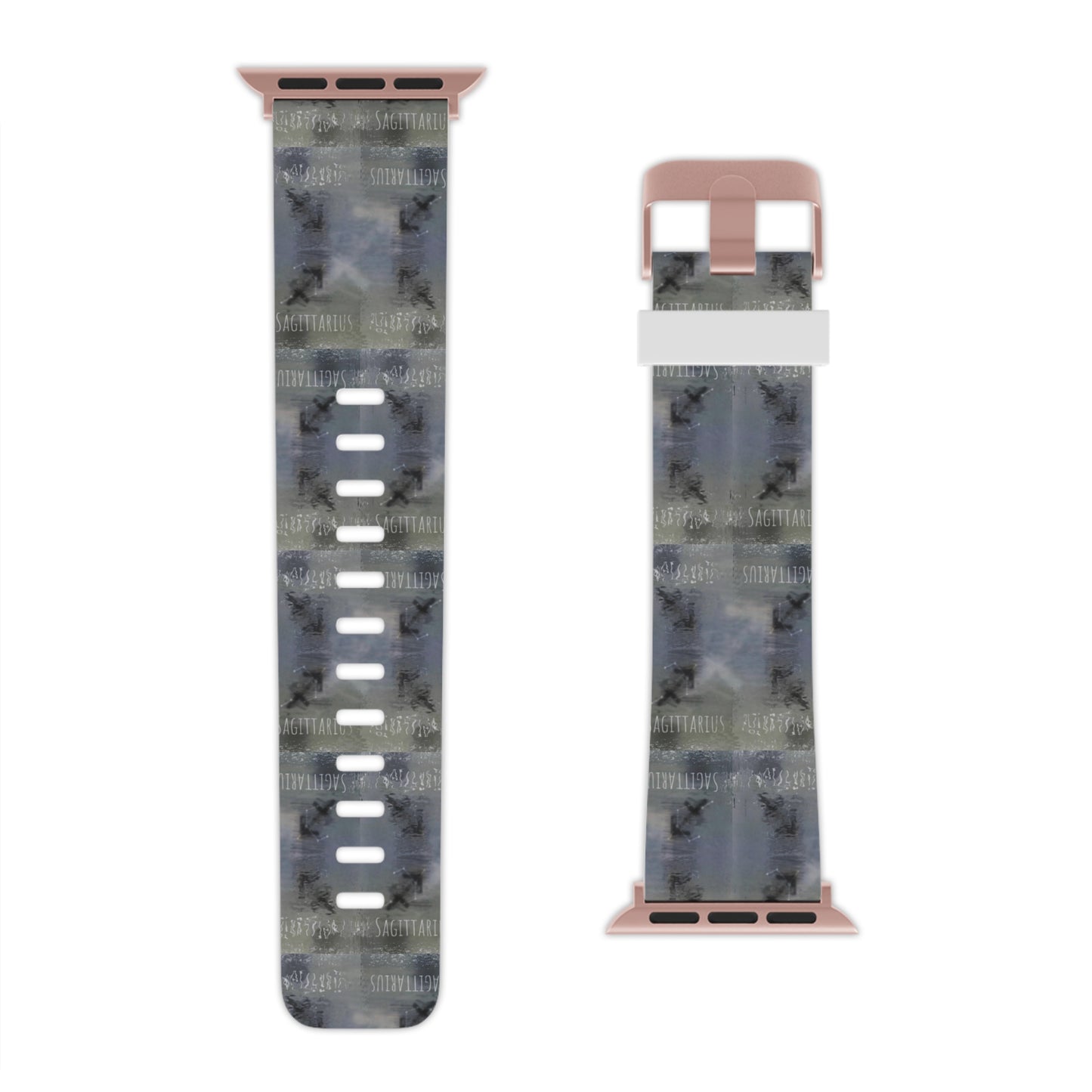 Zodiacs Sagittarius Glyph Print Apple Watch Band