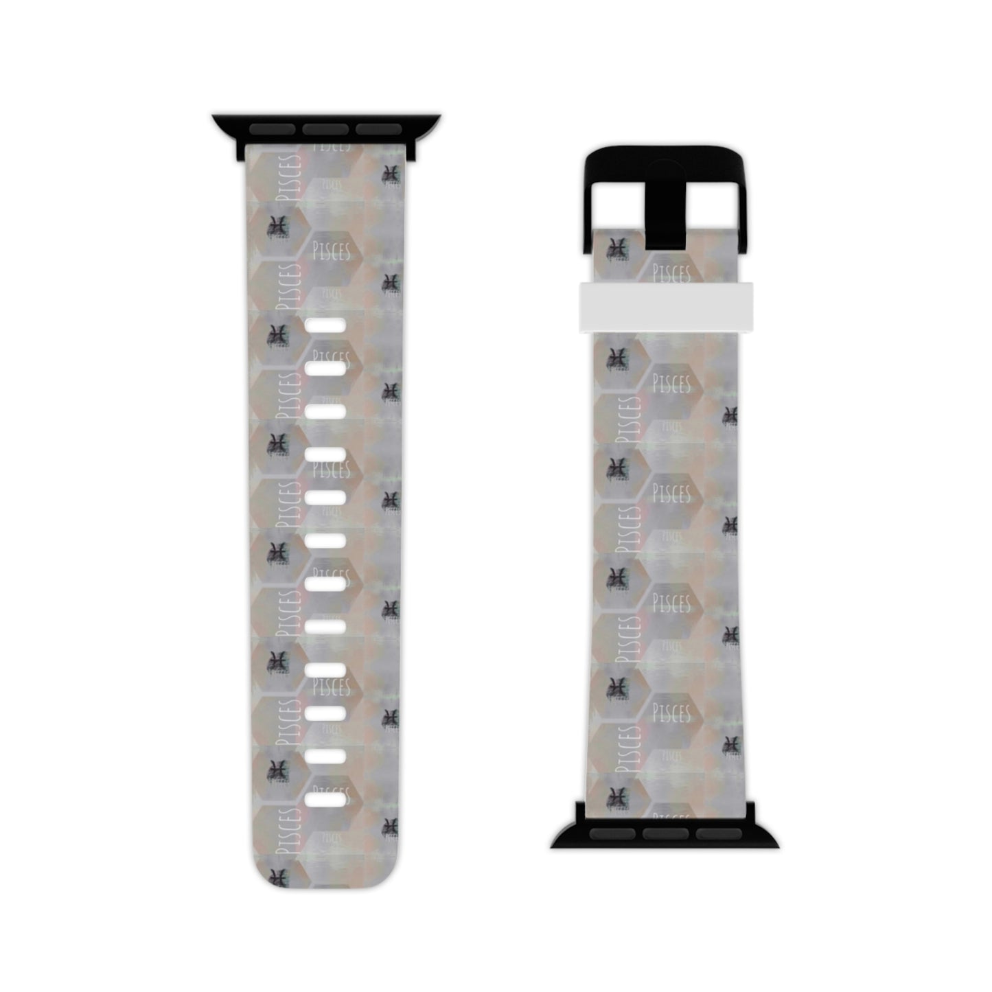 Zodiacs PISCES Glyph Print Apple Watch Band