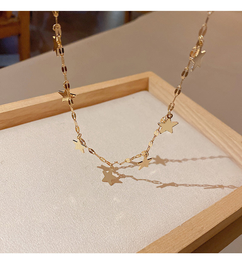 ZZZ Tassel net red collarbone chain