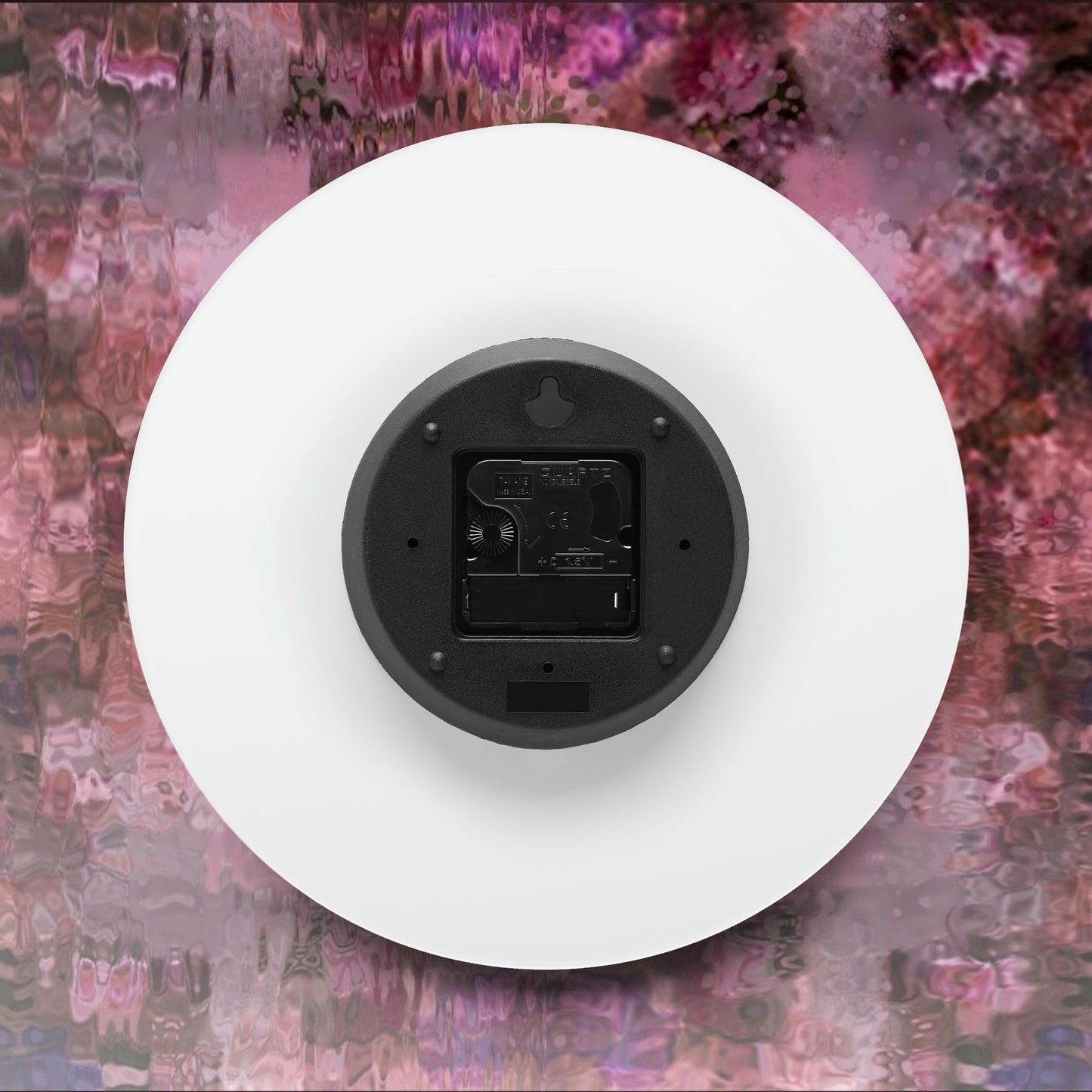 Wall Clock Pink Lunar