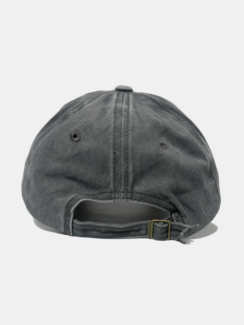 Women's Heart Pick Embroidered Heart Washed Cotton Baseball Cap