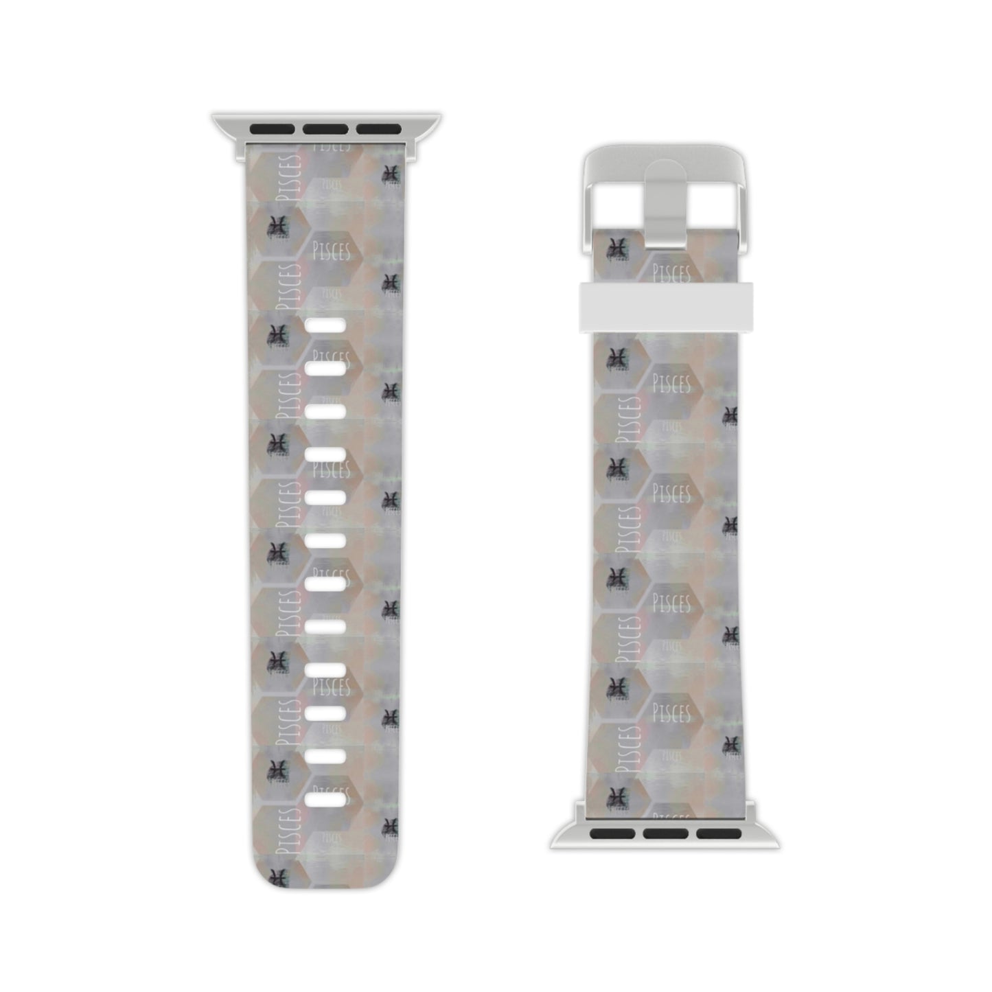 Zodiacs PISCES Glyph Print Apple Watch Band