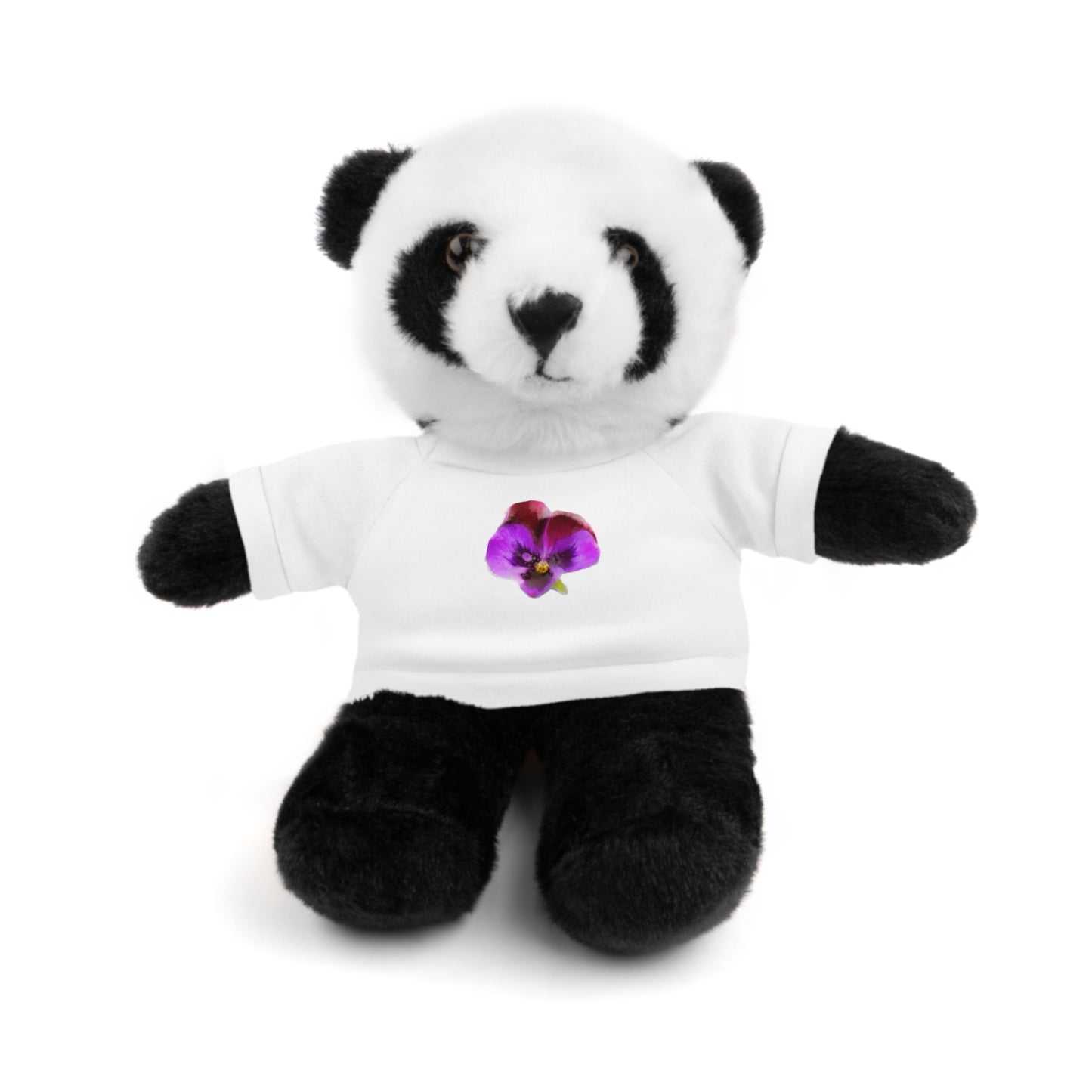 Calendar MONTH 02 February Flower “Violet” Tee shirt detail on Animal of choice (5) to choose from - Perfect Gift for Babies and Toddlers