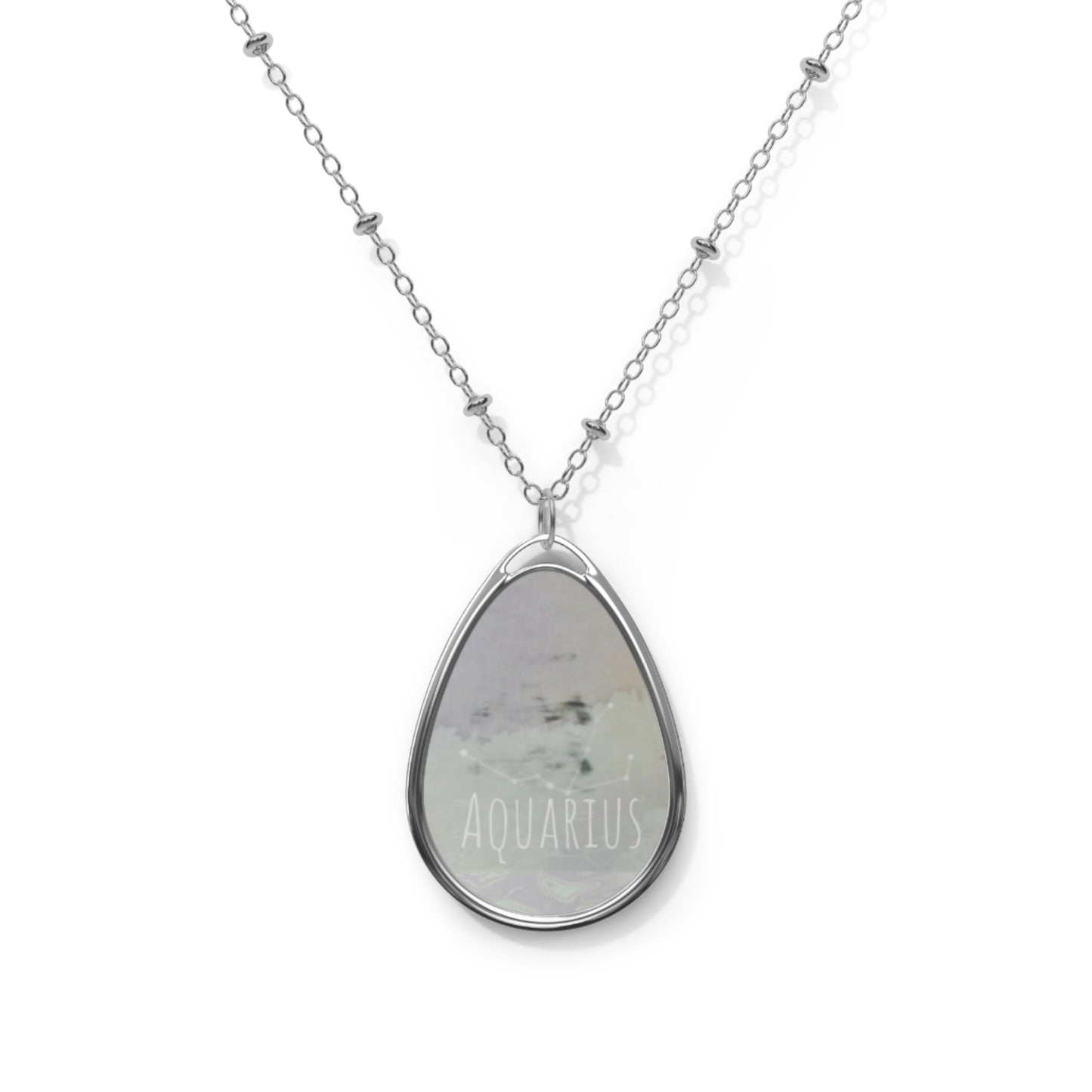 Zodiacs AQUARIUS Sign Pendant Necklace