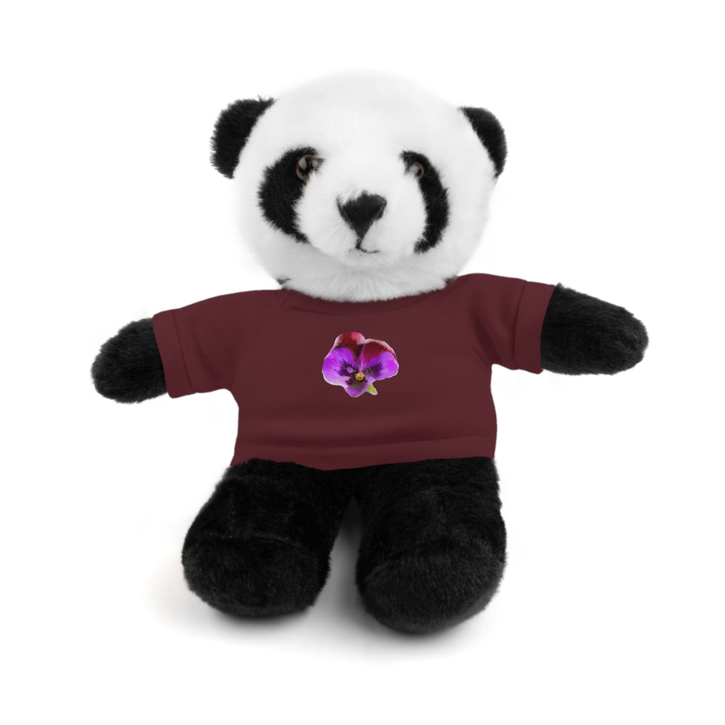 Calendar MONTH 02 February Flower “Violet” Tee shirt detail on Animal of choice (5) to choose from - Perfect Gift for Babies and Toddlers