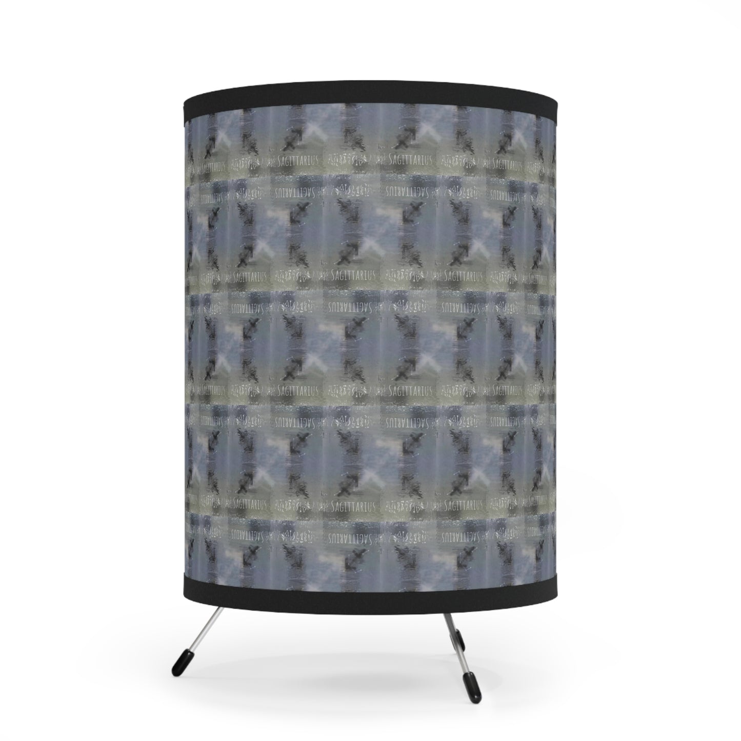 SAGITTARIUS Glyph Print Lamp TriPod with High-Res Printed Shade (Sagittarius)