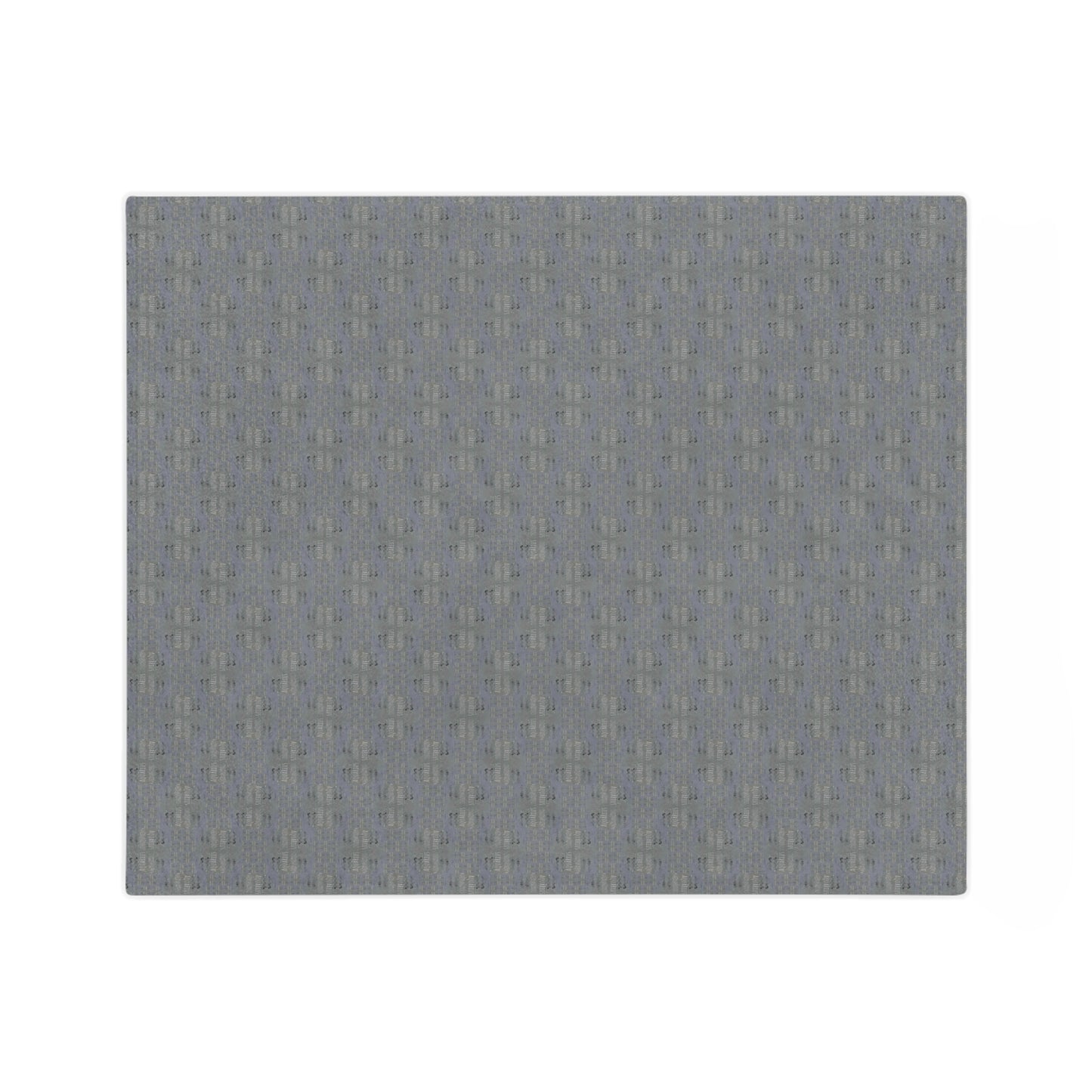AQUARIUS Glyph Print Minky Velveteen Blanket