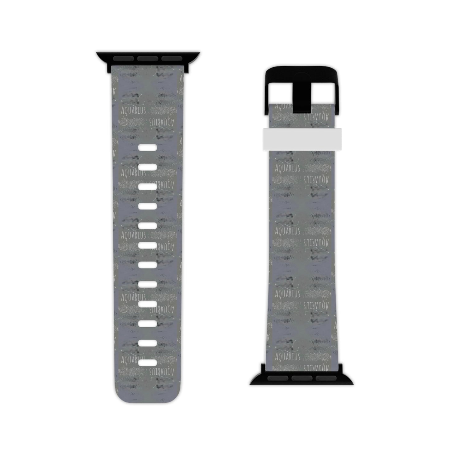 Zodiacs  AQUARIUS Glyph Print Apple Watch Band