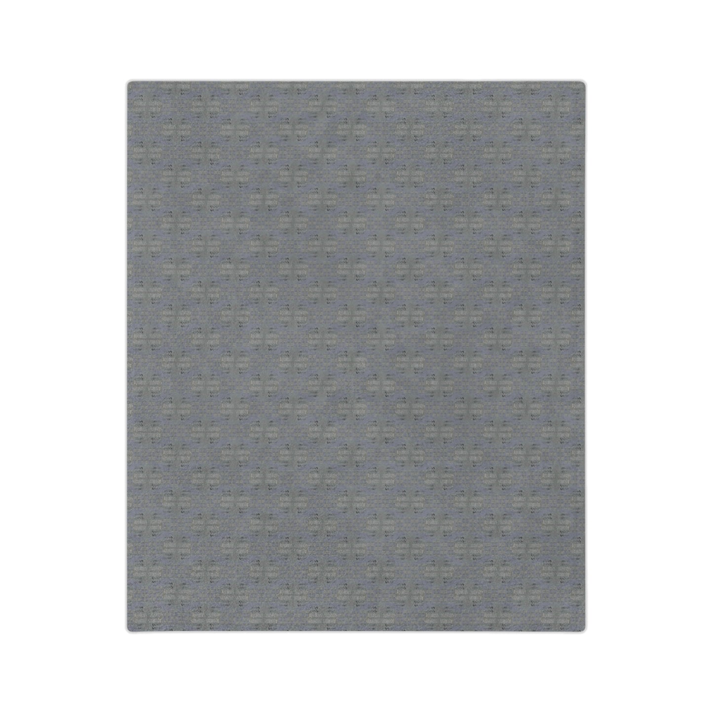 AQUARIUS Glyph Print Minky Velveteen Blanket