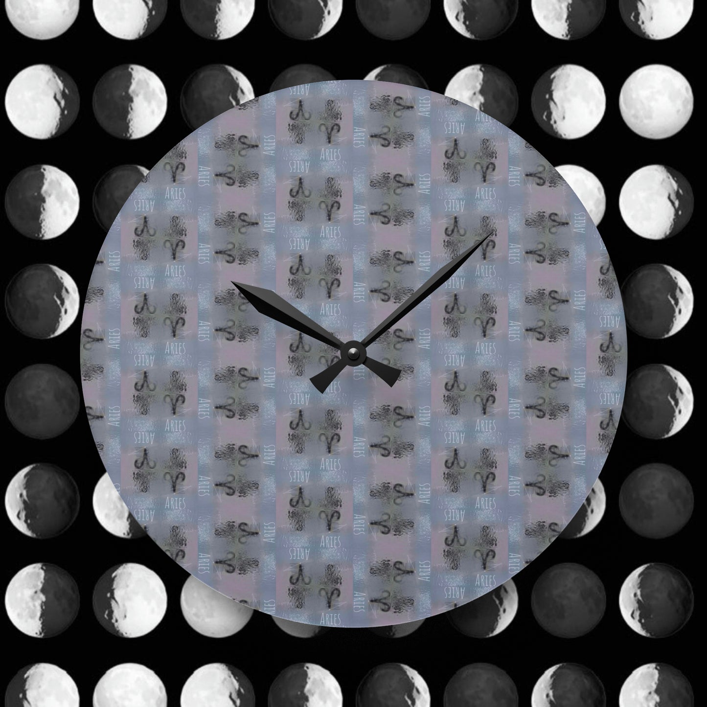 ARIES Glyph Wall Clock (Aries)
