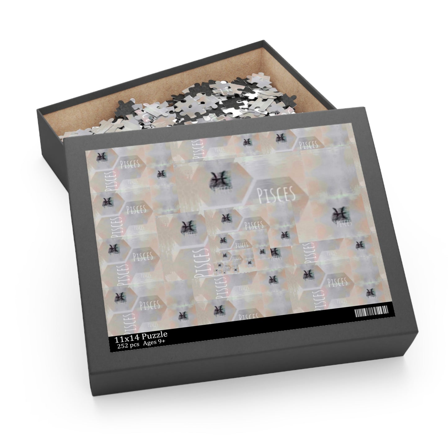 Zodiac PISCES Puzzle Optical Illusion Puzzle (120, 252, 500-Piece) Pisces Zodiac