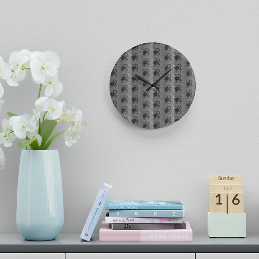 LEO Glyph Print Wall Clock (Leo)