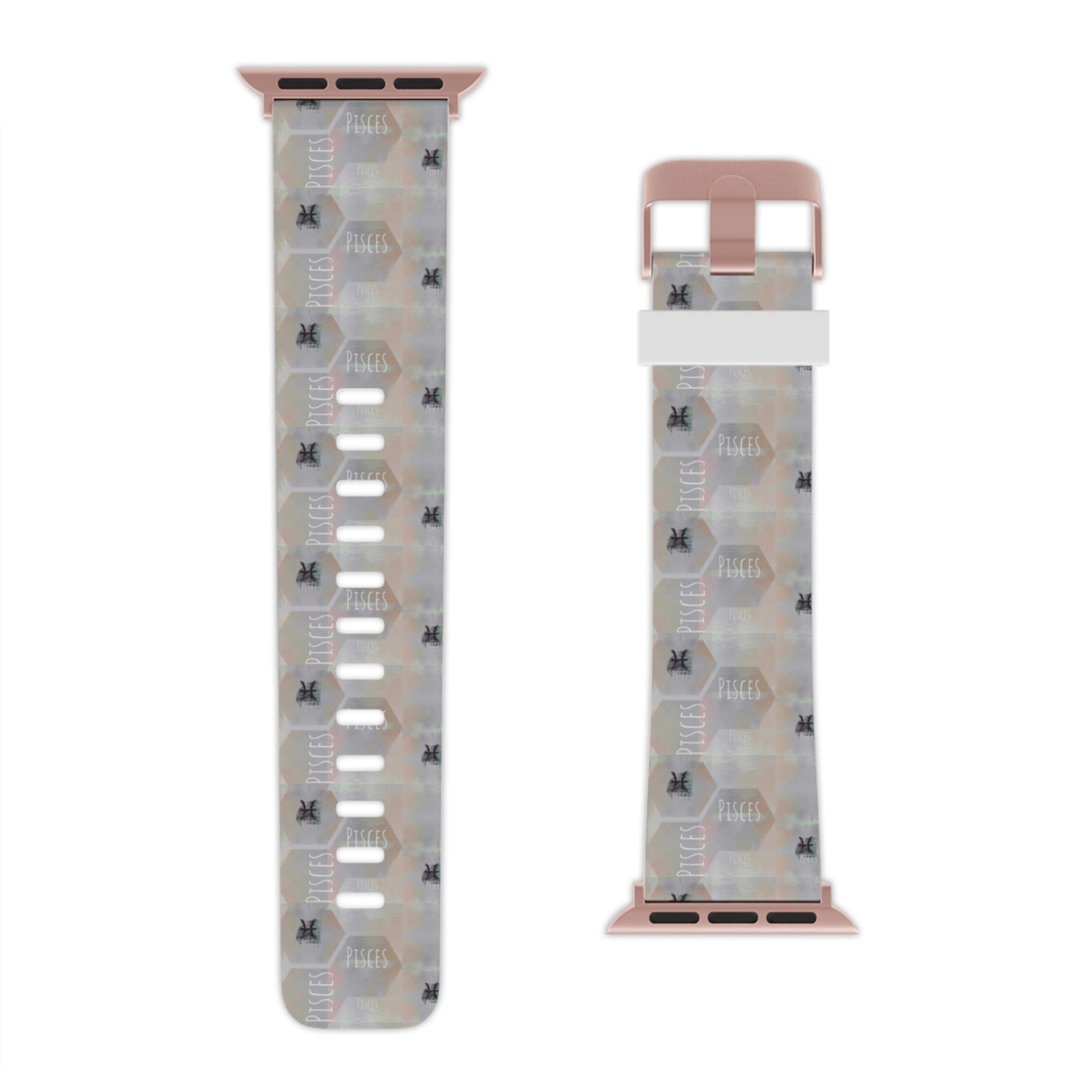 Zodiacs PISCES Glyph Print Apple Watch Band