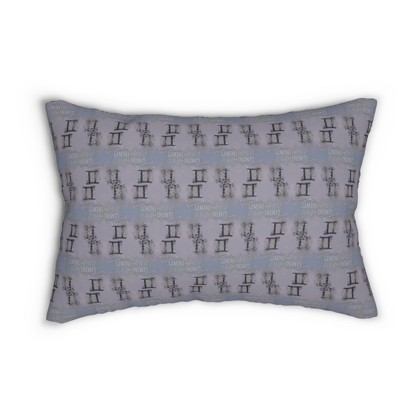 GEMINI Glyph Print Lumbar Pillow