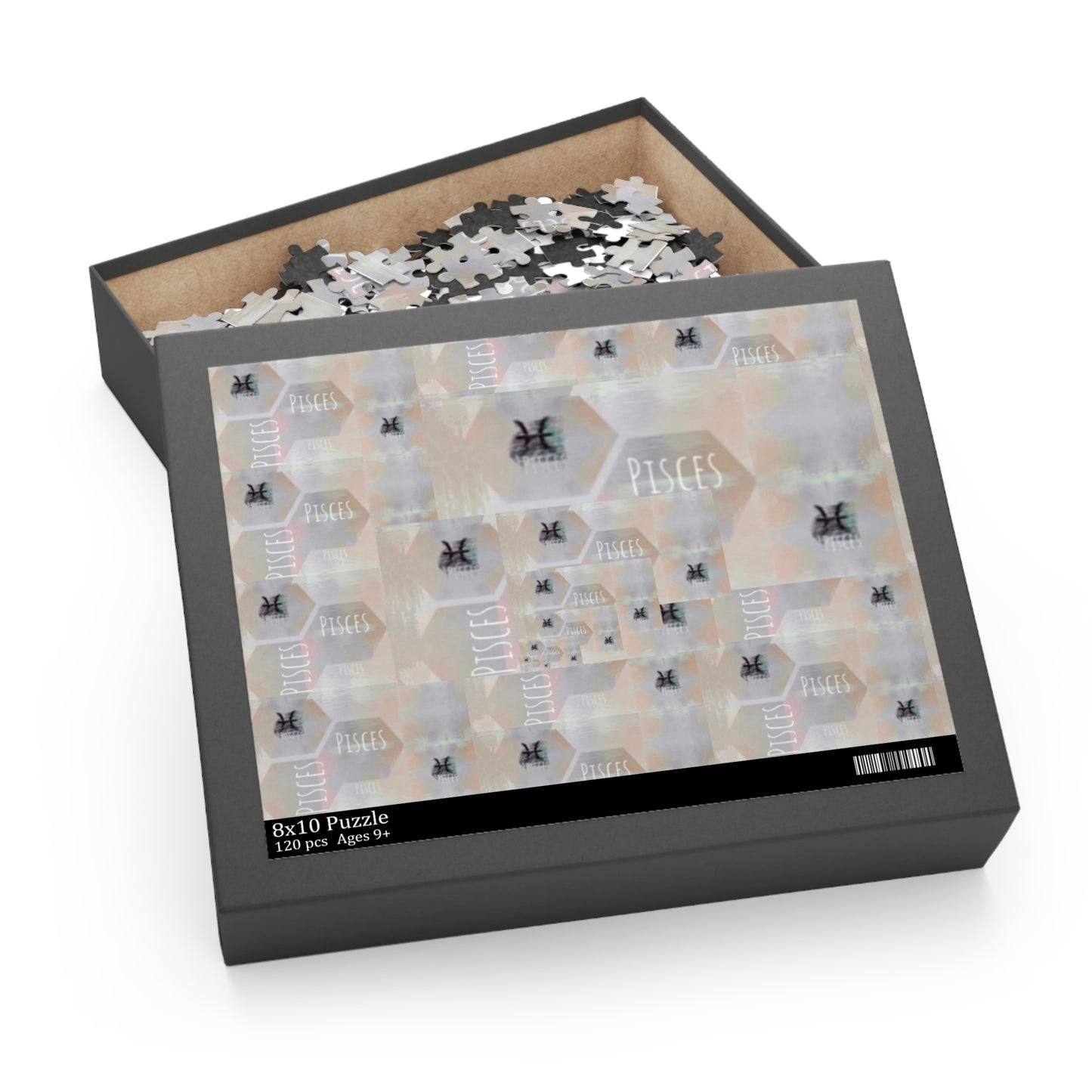 Zodiac PISCES Puzzle Optical Illusion Puzzle (120, 252, 500-Piece) Pisces Zodiac