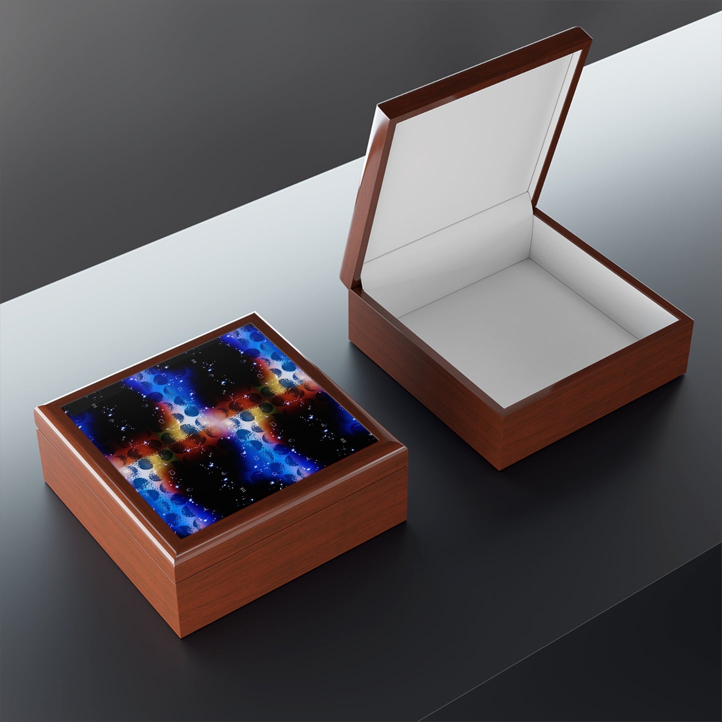 Jewelry Box - Interstellar Constellations & Glyph Design