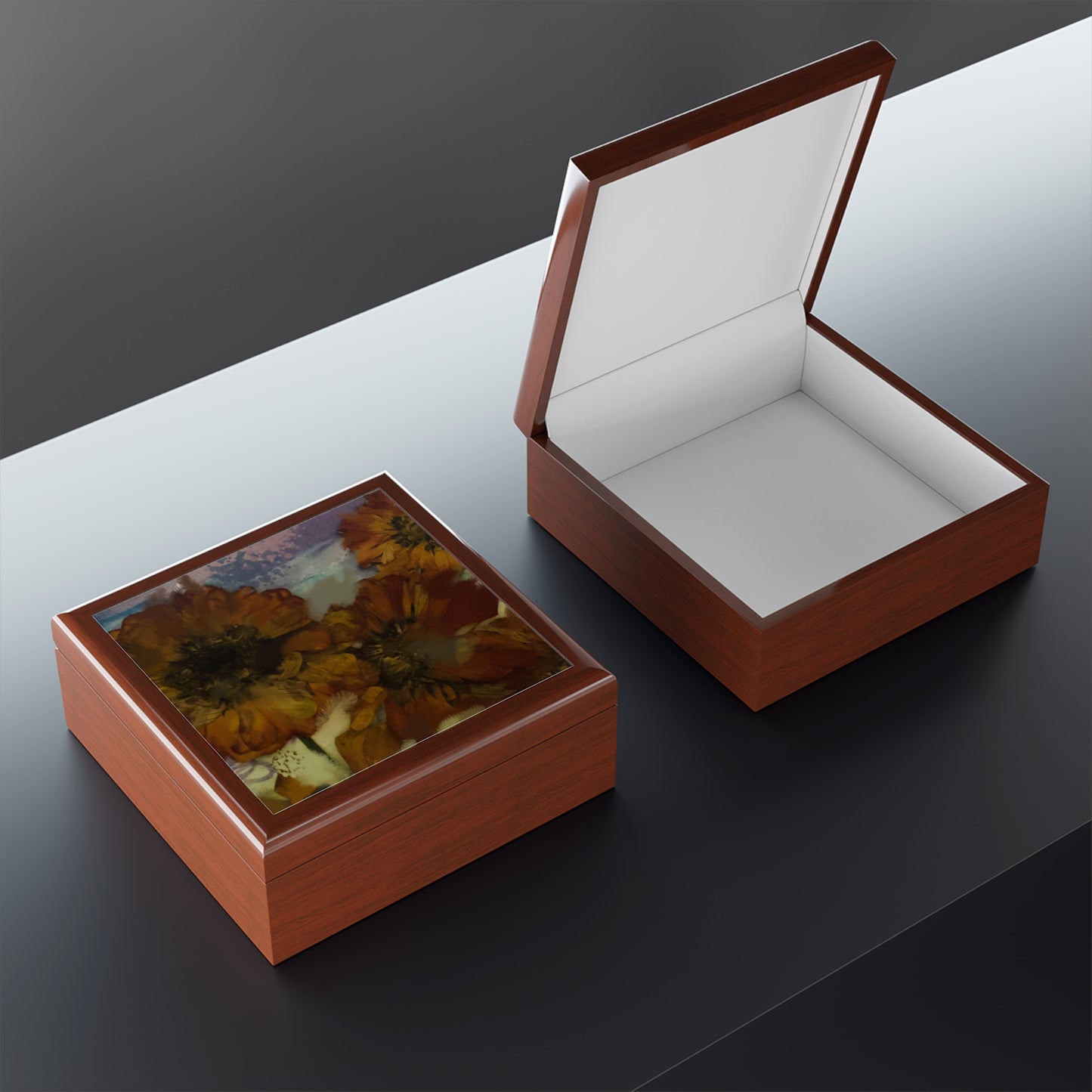Jewelry Box - Wildflowers Design