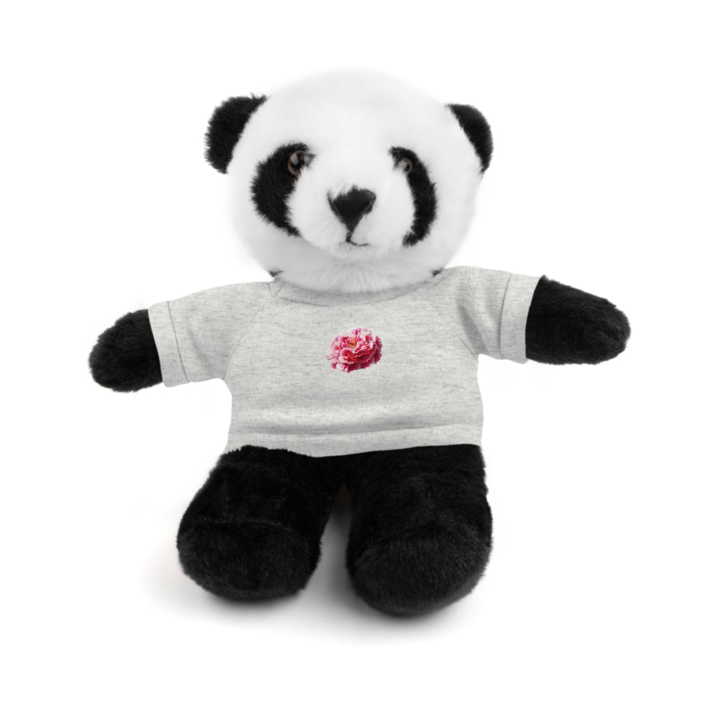 Calendar MONTH 01 January Flower “Carnation” Tee shirt detail on Animal of choice (5) to choose from - Perfect Gift for Babies and Toddlers