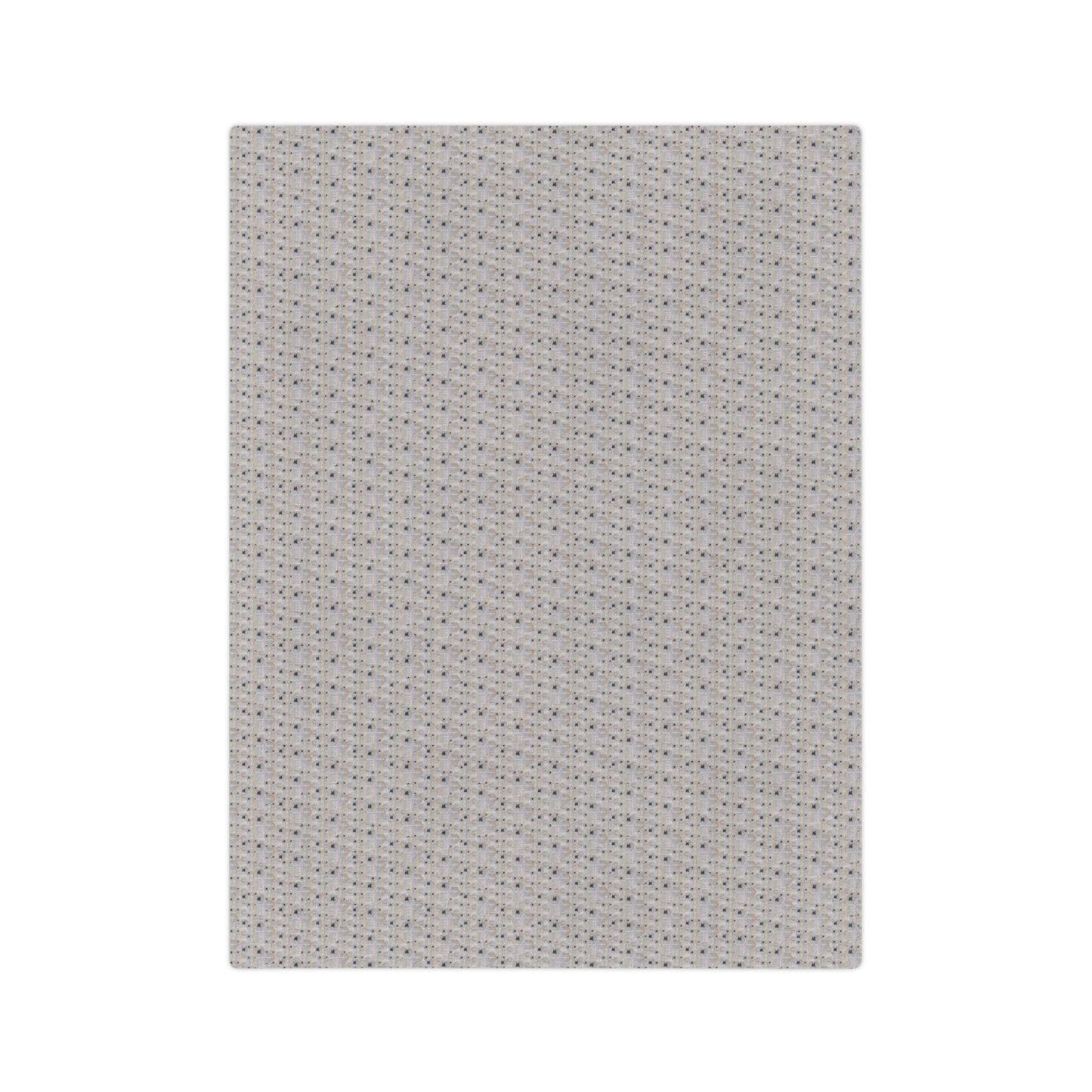 PISCES Glyph Print Minky Velveteen Blanket