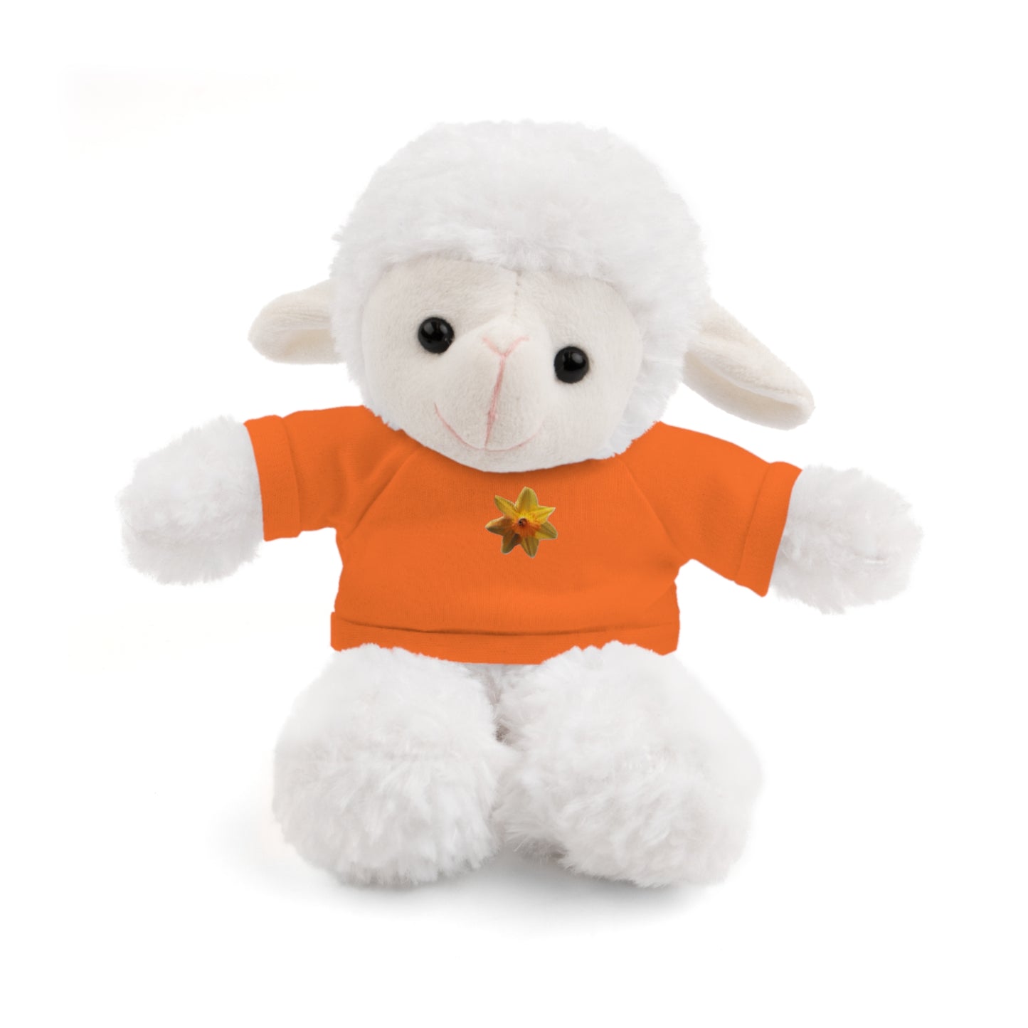 Calendar MONTH 03 March Flower “Daffodil” Tee shirt detail on Animal of choice (5) to choose from - Perfect Gift for Babies and Toddlers