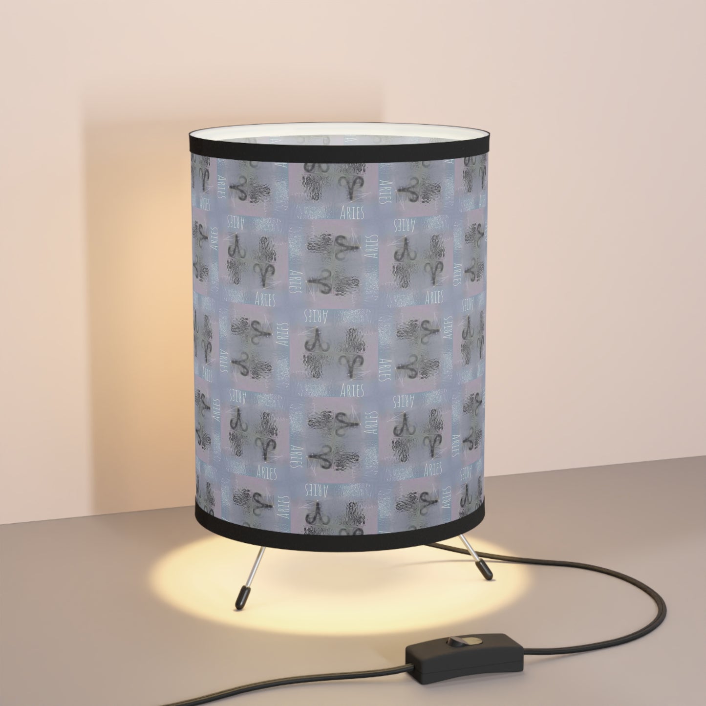 Aries Lamp TriPod with High-Res Printed Shade (Aries)