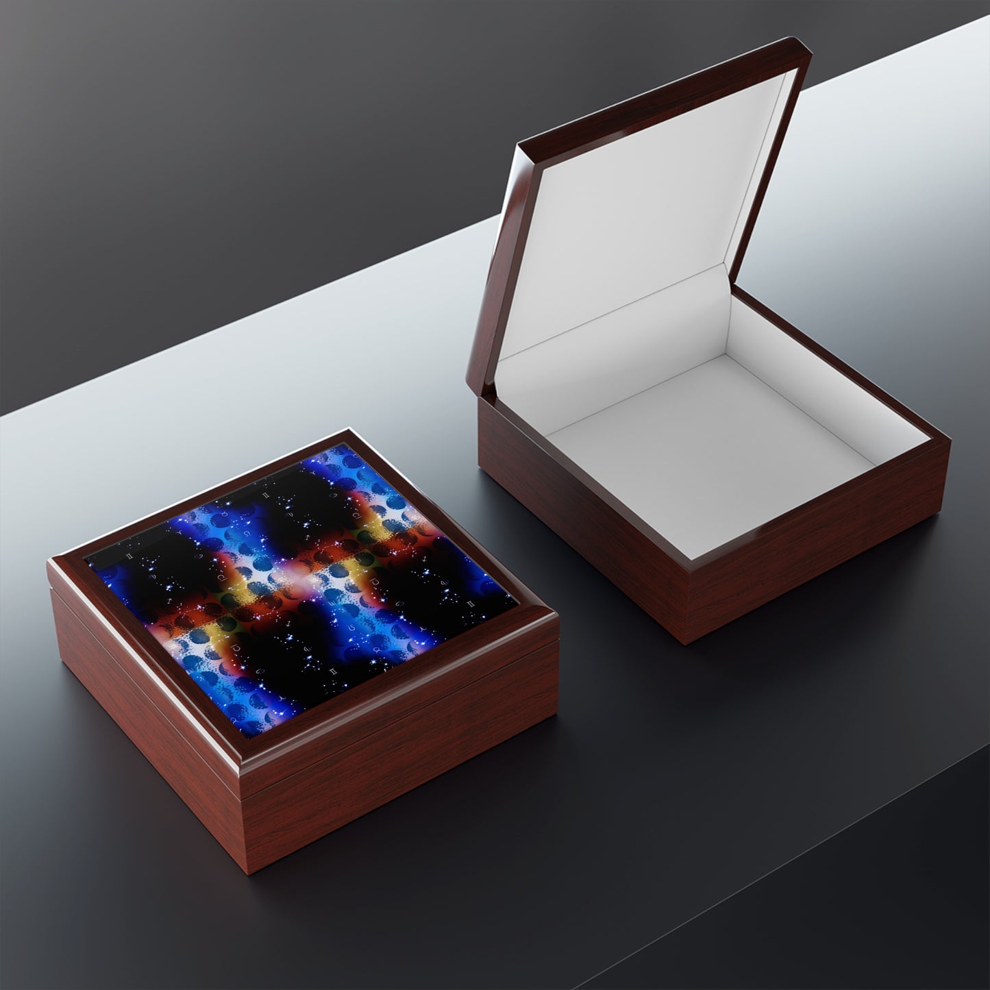 Jewelry Box - Interstellar Constellations & Glyph Design