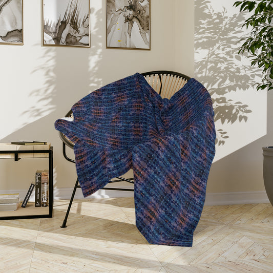 XYZodiacs 12 Zodiac Signs Constellations & Glyph Print Velveteen Minky Blanket