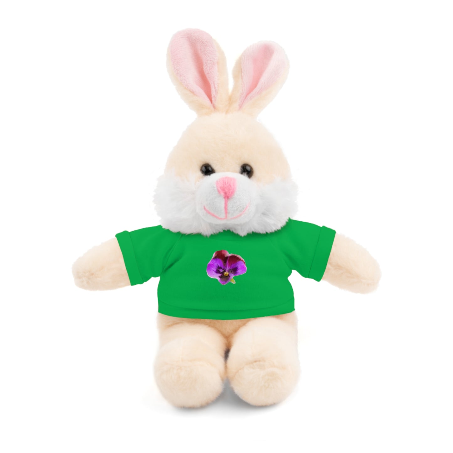 Calendar MONTH 02 February Flower “Violet” Tee shirt detail on Animal of choice (5) to choose from - Perfect Gift for Babies and Toddlers