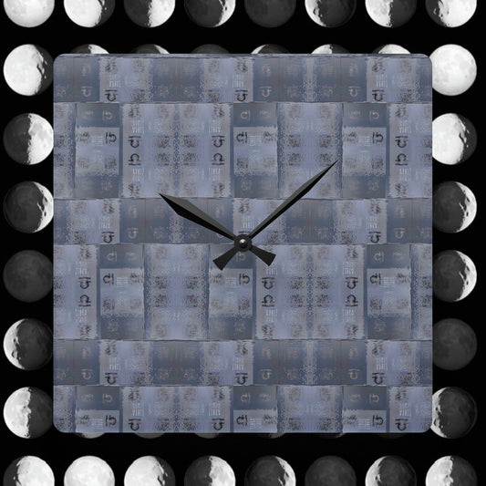 LIBRA Glyph Print Wall Clock (Libra)