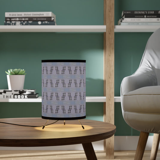GEMINI Glyph Print Lamp TriPod High-Res Printed Shade (Gemini)